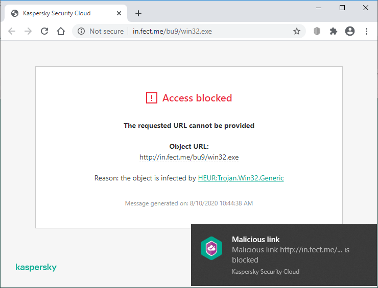 kaspersky chrome extension not working for mac